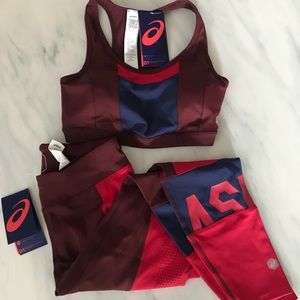 ASICS Workout Leggings & Sports Bra